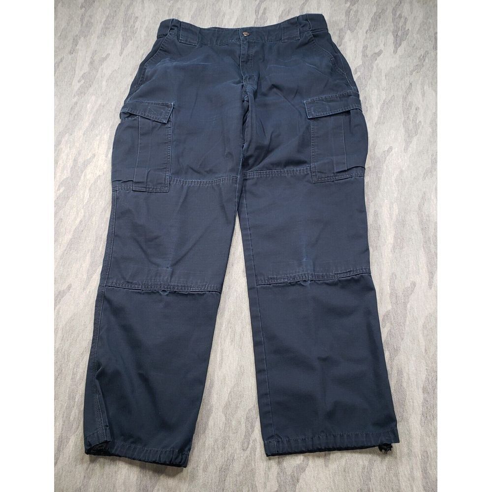 5.11 Tactical Cargo Pants Womens 12 Regular Blue Canvas‎ Utility Work Wear